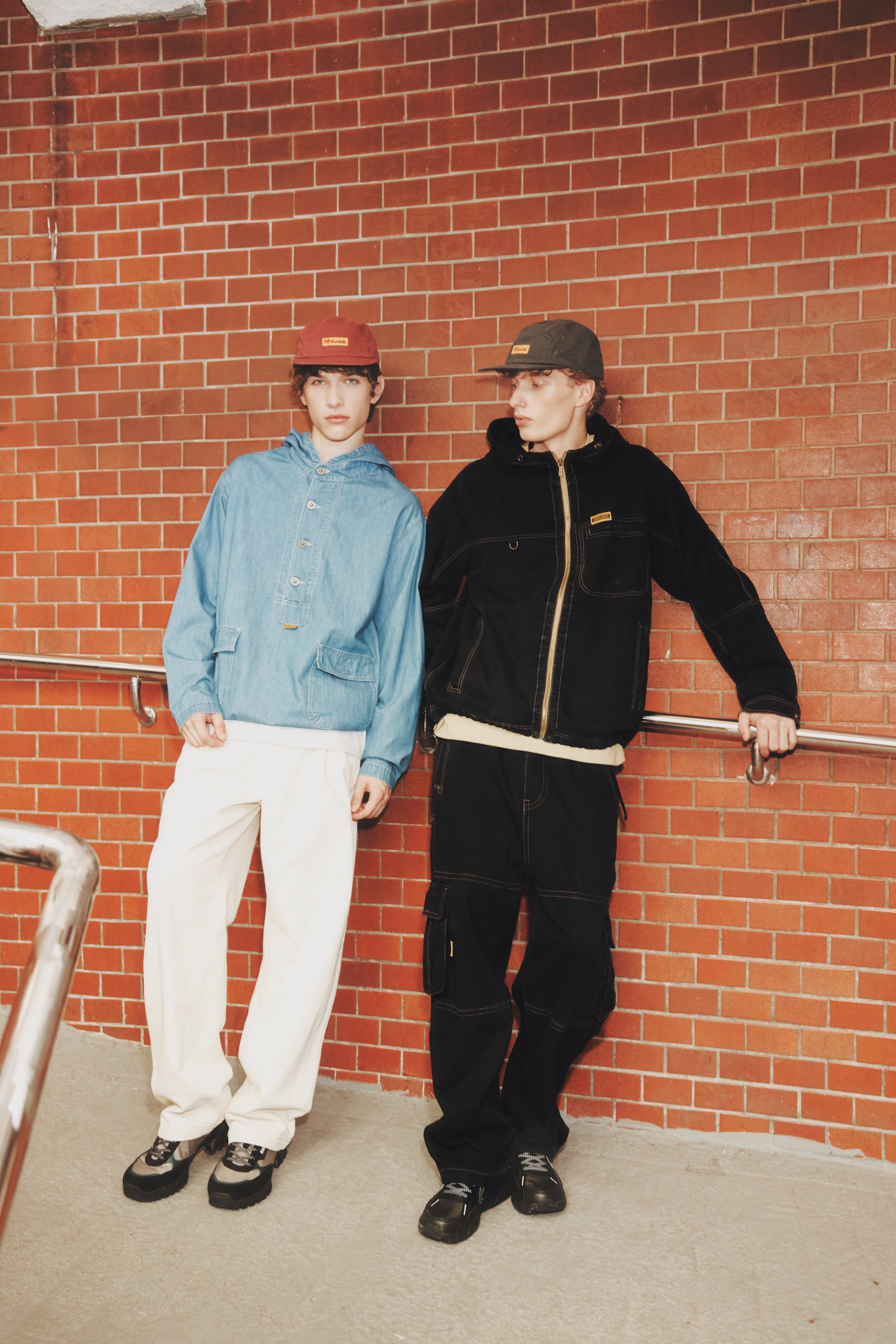 コダカリーデニムフーディジャケット【ブラック】