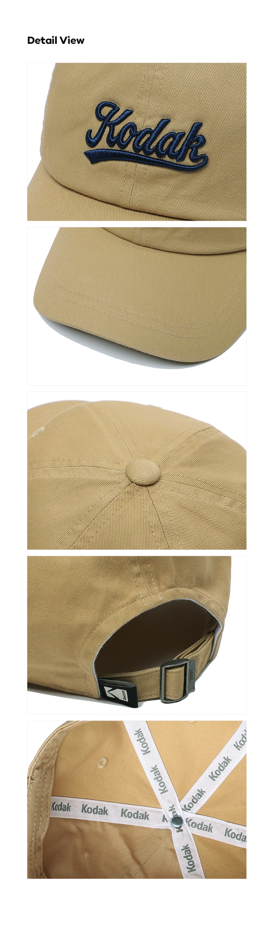 レタリング リラックス フィット ボールキャップ【ベージュ】