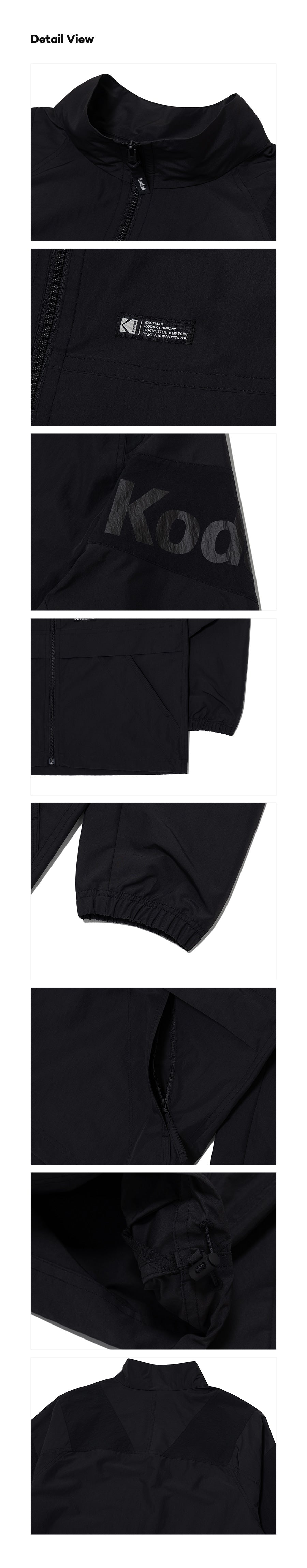 アポロ11 セミオーバーサイズフィットウーブンジャケット【ブラック】