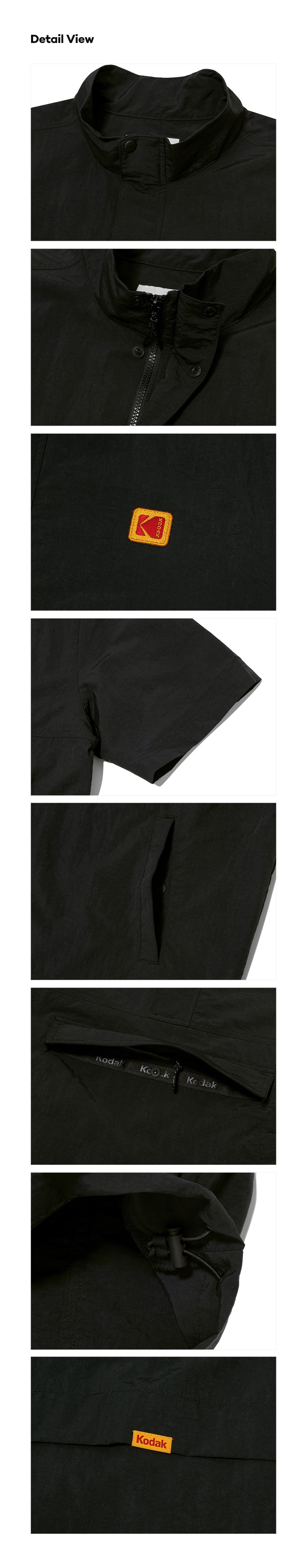 カラープラススタンドネックアノラック【イエロー】