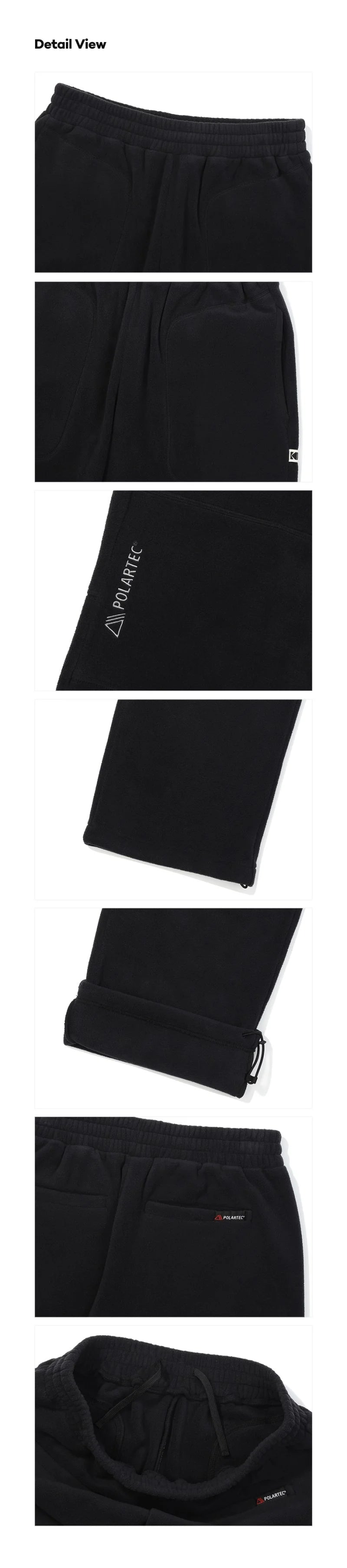 フリースジョガーパンツ【ブラック】