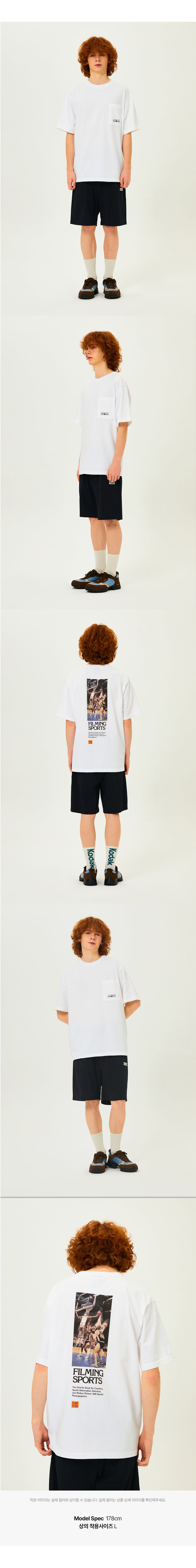 フラッシュグラフィック半袖Tシャツ【ブラック】