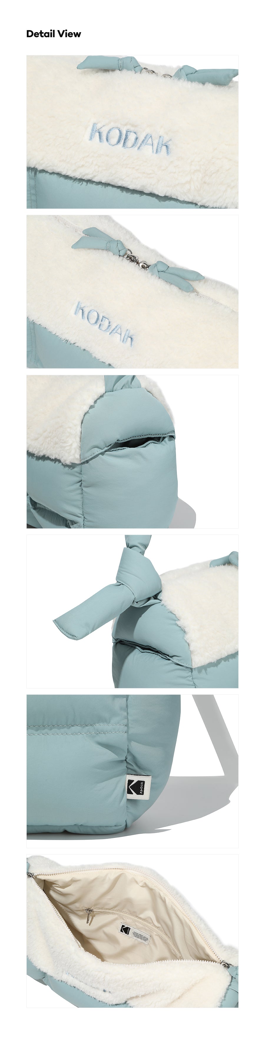 キルテッドラージクロスバッグ【カーキ】