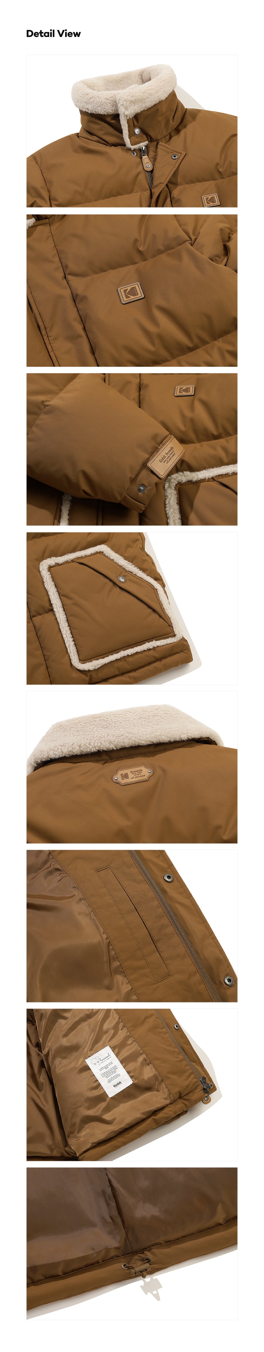 ブラウニークラシックダウンジャケット【ブラウン】