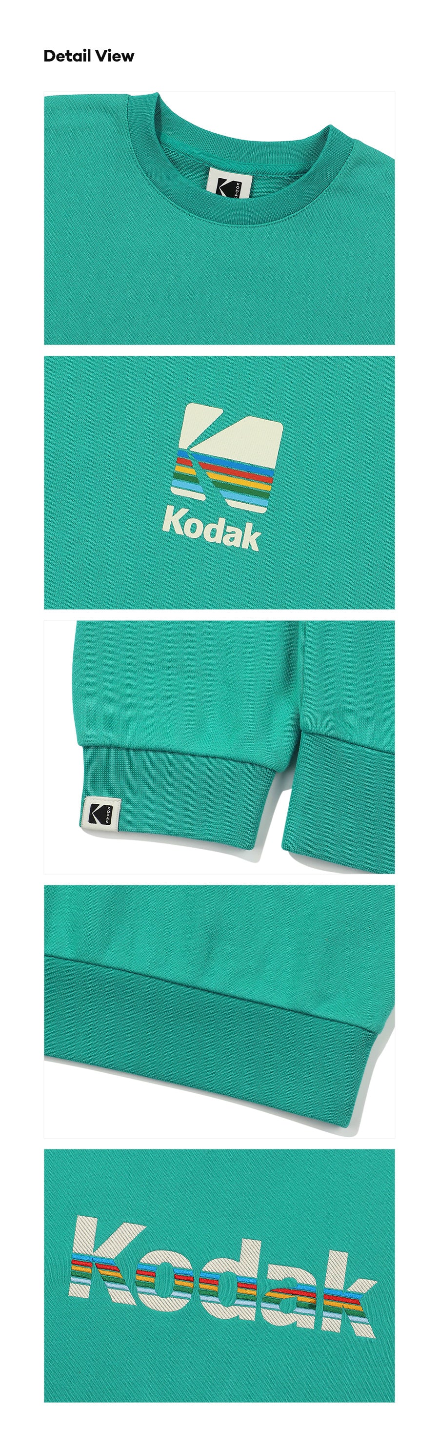 レインボービッグロゴスウェット【グリーン】