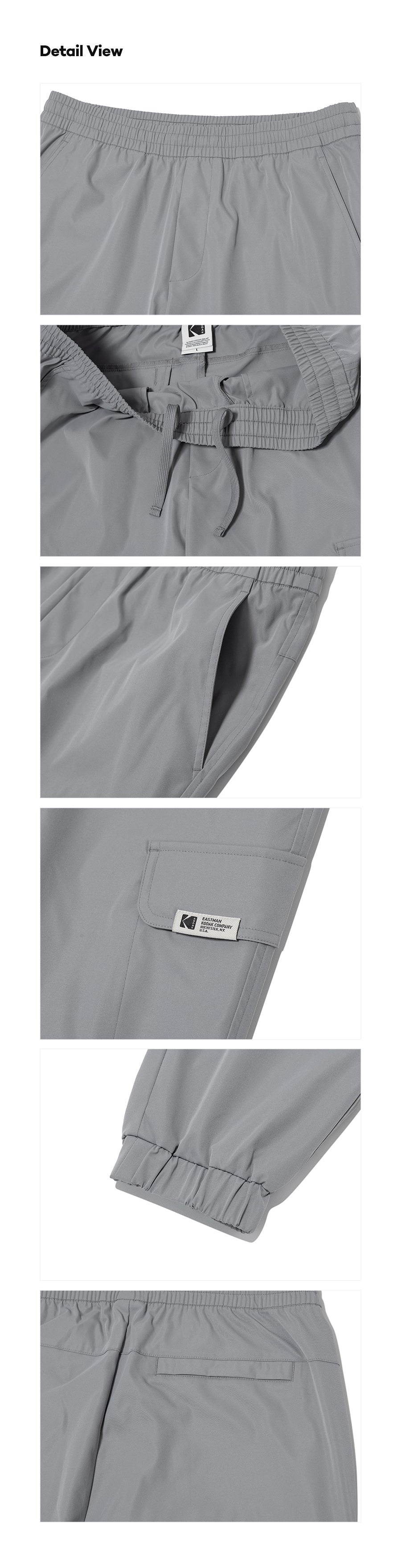 IOS400 レギュラージョガーパンツ【ブラック】