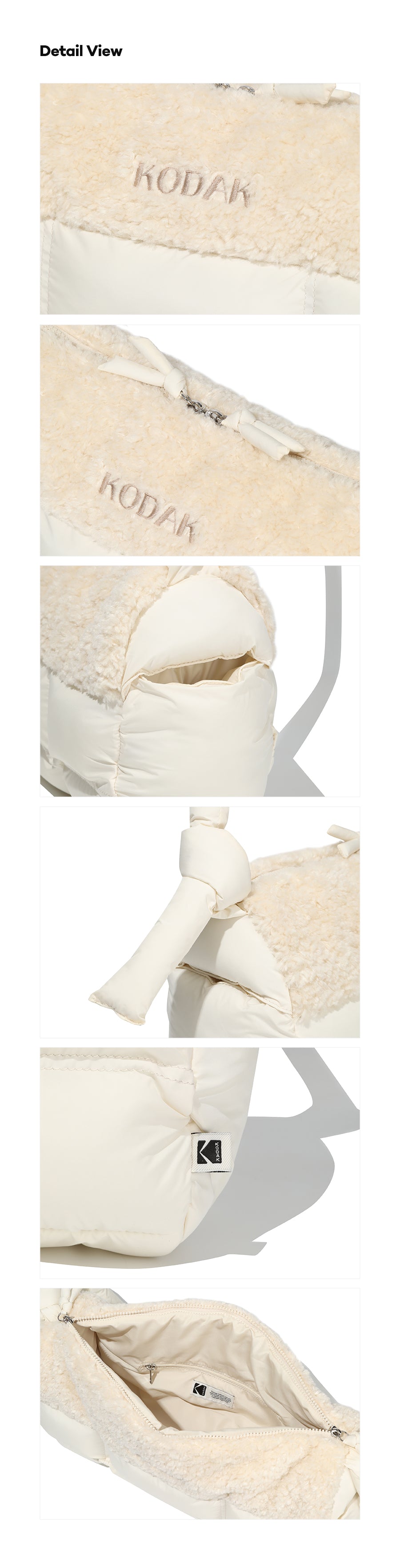 キルテッドラージクロスバッグ【カーキ】