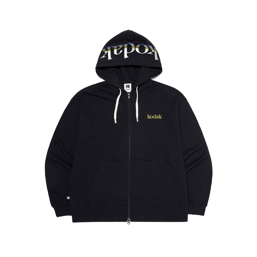 レインボースウェットジップトップ【ブラック】