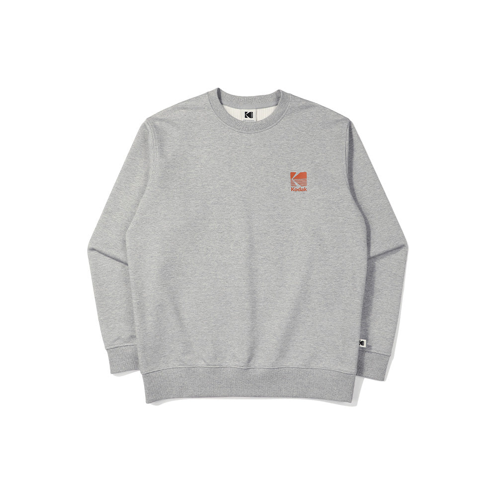 エッセンシャルロゴスウェット【メランジグレー】