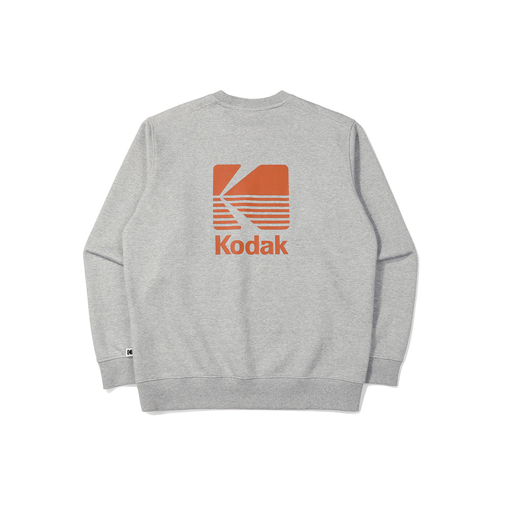 エッセンシャルロゴスウェット【メランジグレー】