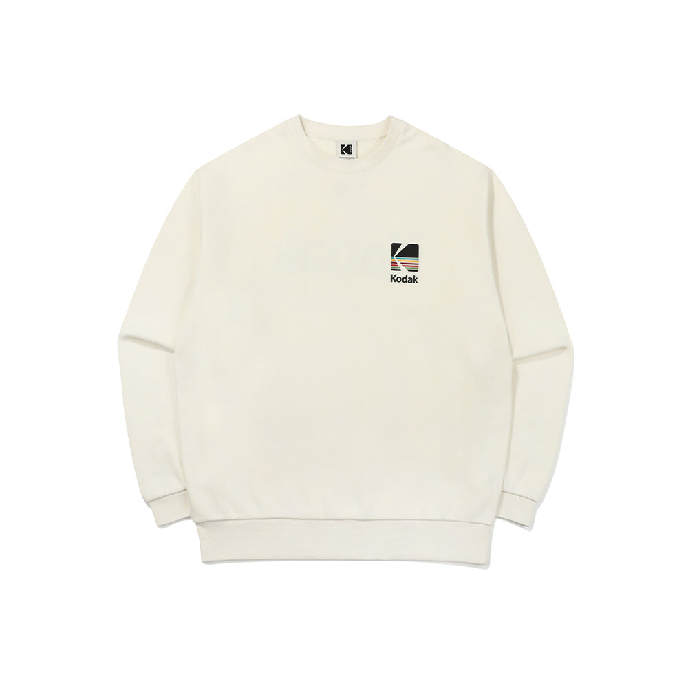 レインボービッグロゴスウェット【アイボリー】