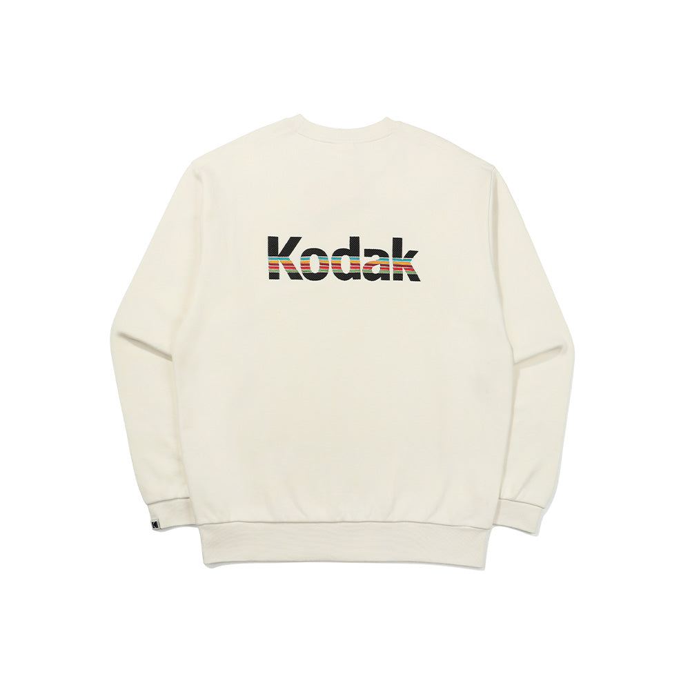 レインボービッグロゴスウェット【アイボリー】