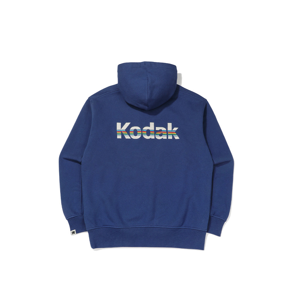 レインボービッグロゴフーディ【ブルー】