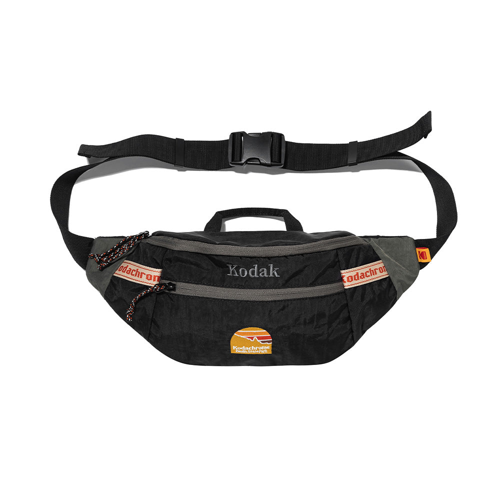 コダクロームラージヒップサック【ブラック】