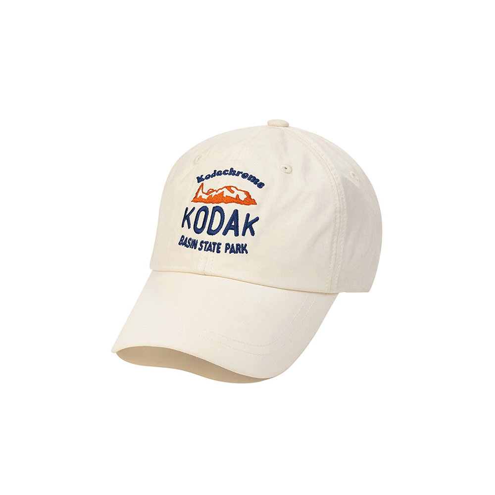 ウーブンリラックスフィットボールキャップ【アイボリー】