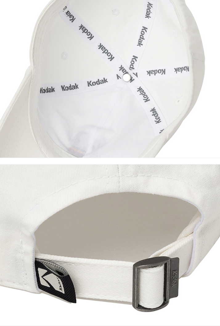 レインボー エンブロイダリー ボールキャップ【アイボリー】