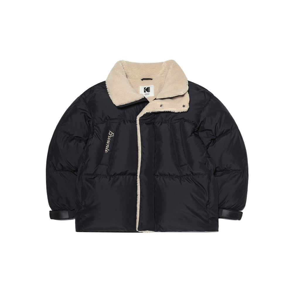 (Women)ブラウニーショートダウン ジャケット【ブラック】