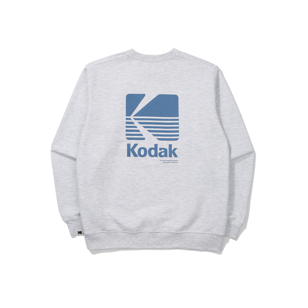 モノグラムレギュラースウェット【ホワイトメランジグレー】