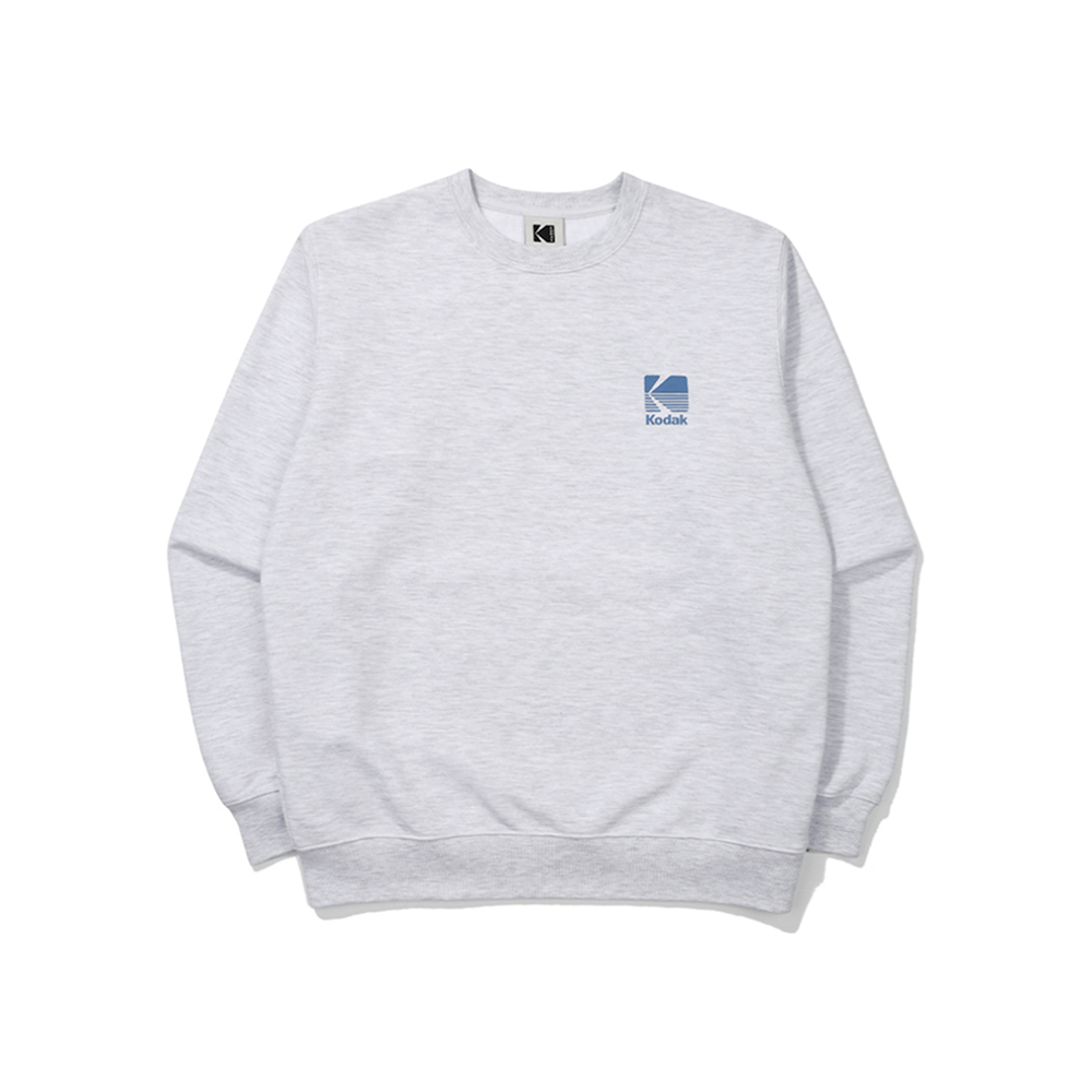 モノグラムレギュラースウェット【ホワイトメランジグレー】