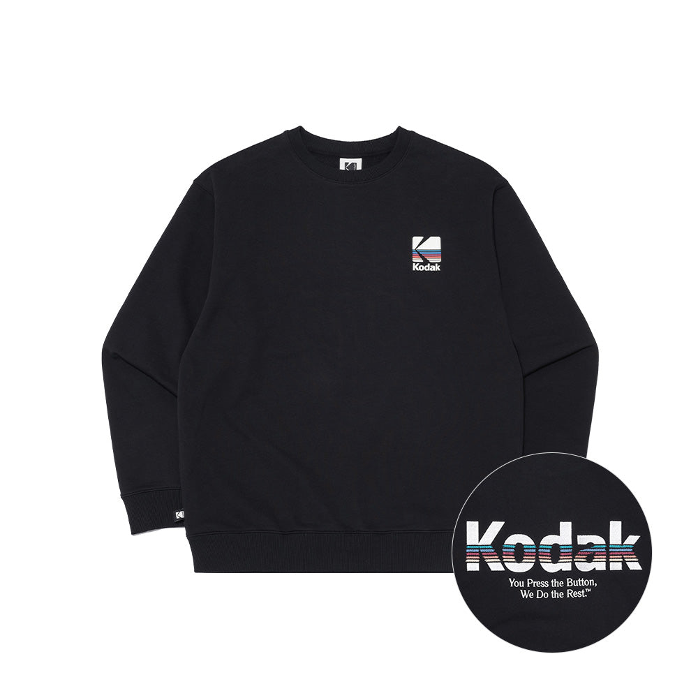 レインボービッグロゴスウェット【チャコール】