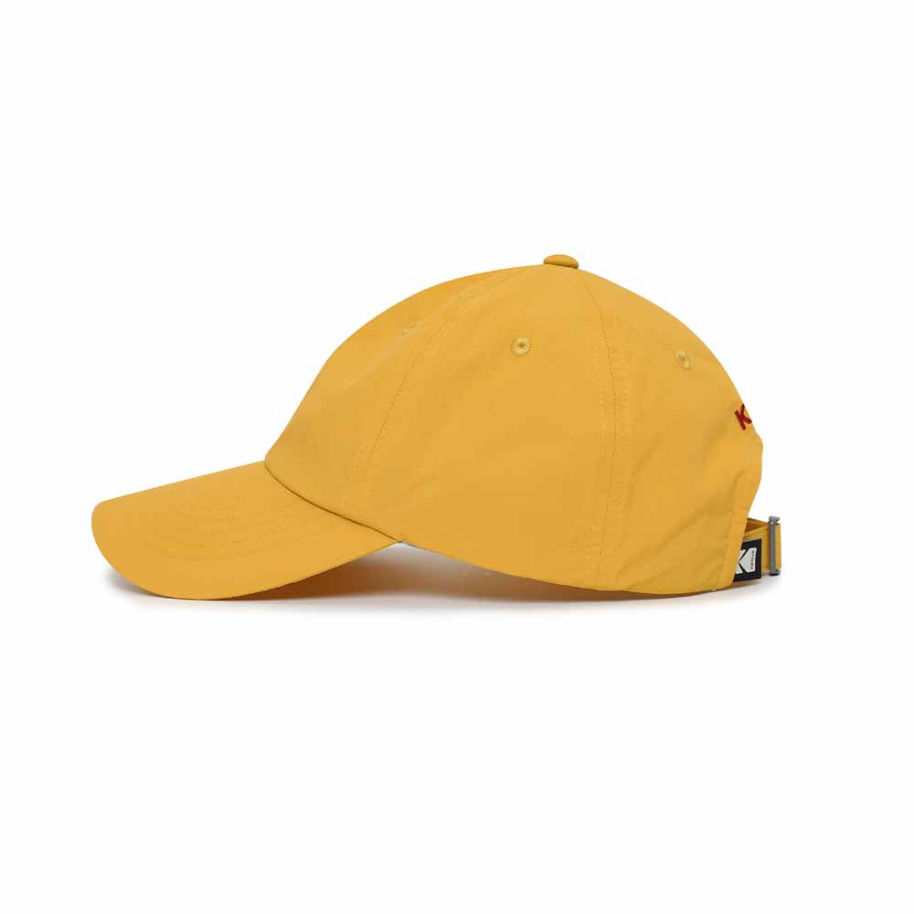 スクエアロゴナイロンリラックスフィットボールキャップ【イエロー】