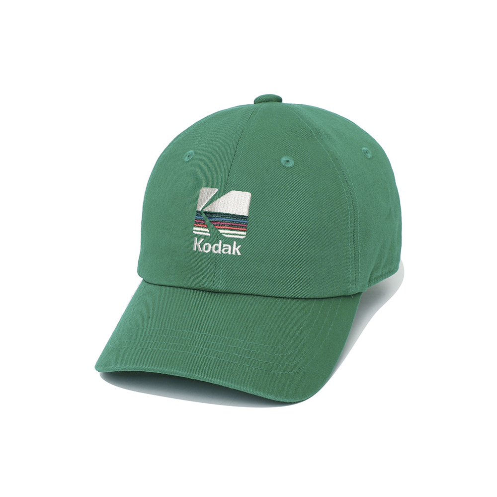 レインボーエンブロイダリーボールキャップ【グリーン】