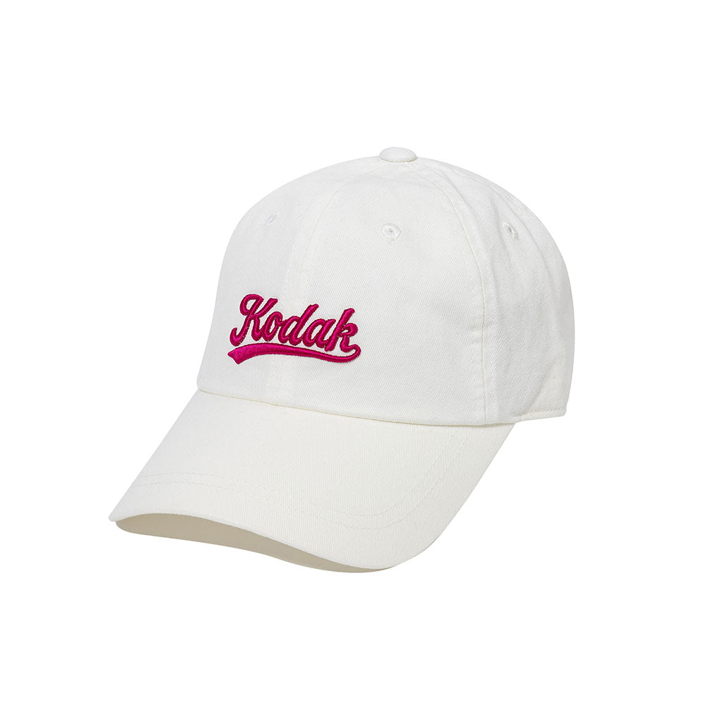 レタリング リラックス フィット ボールキャップ【ホワイト】