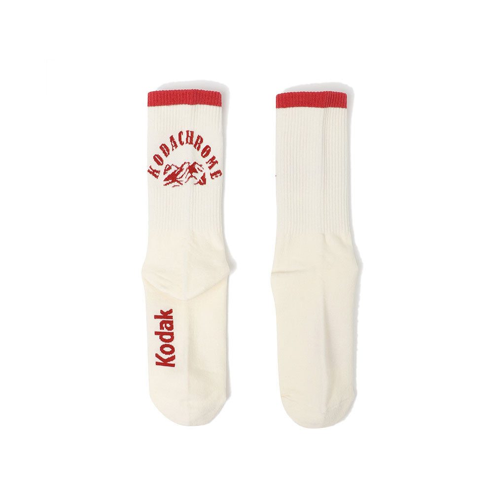 コダクロームロゴソックス【レッド】