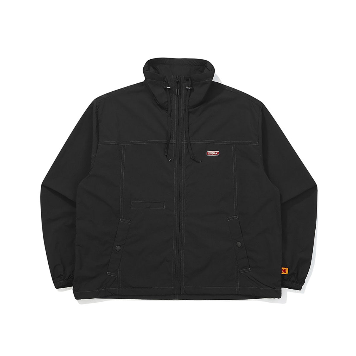 (Women)アイスポップクロップドスタンドネックジャケット【ブラック】