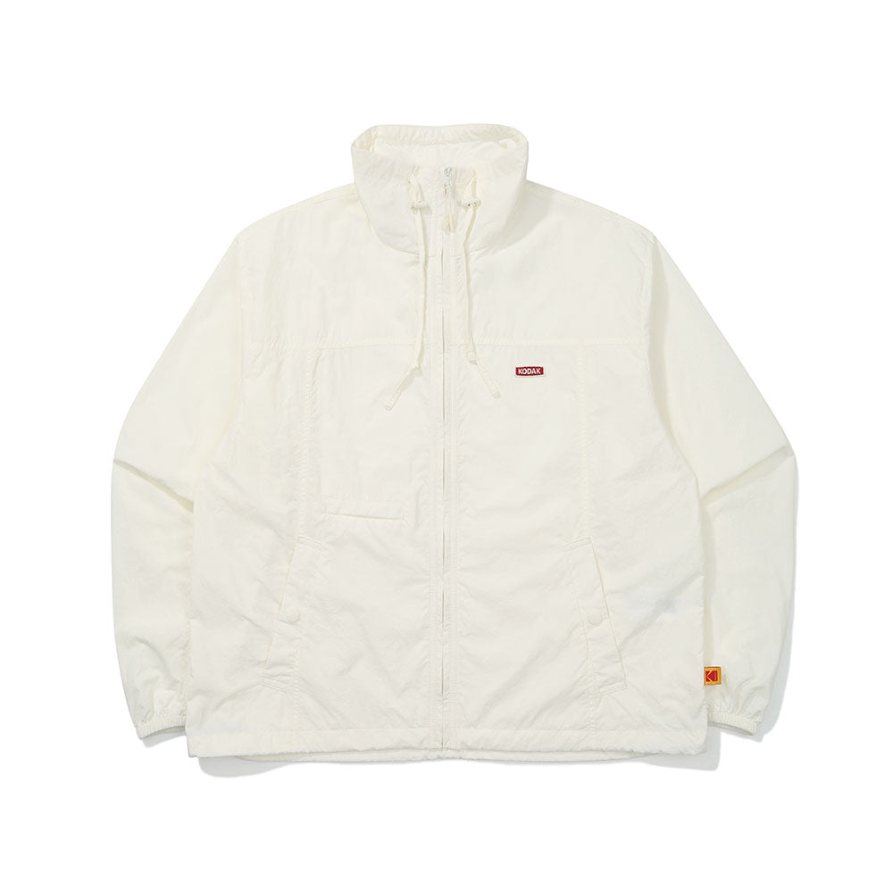 (Women)アイスポップクロップドスタンドネックジャケット【アイボリー】