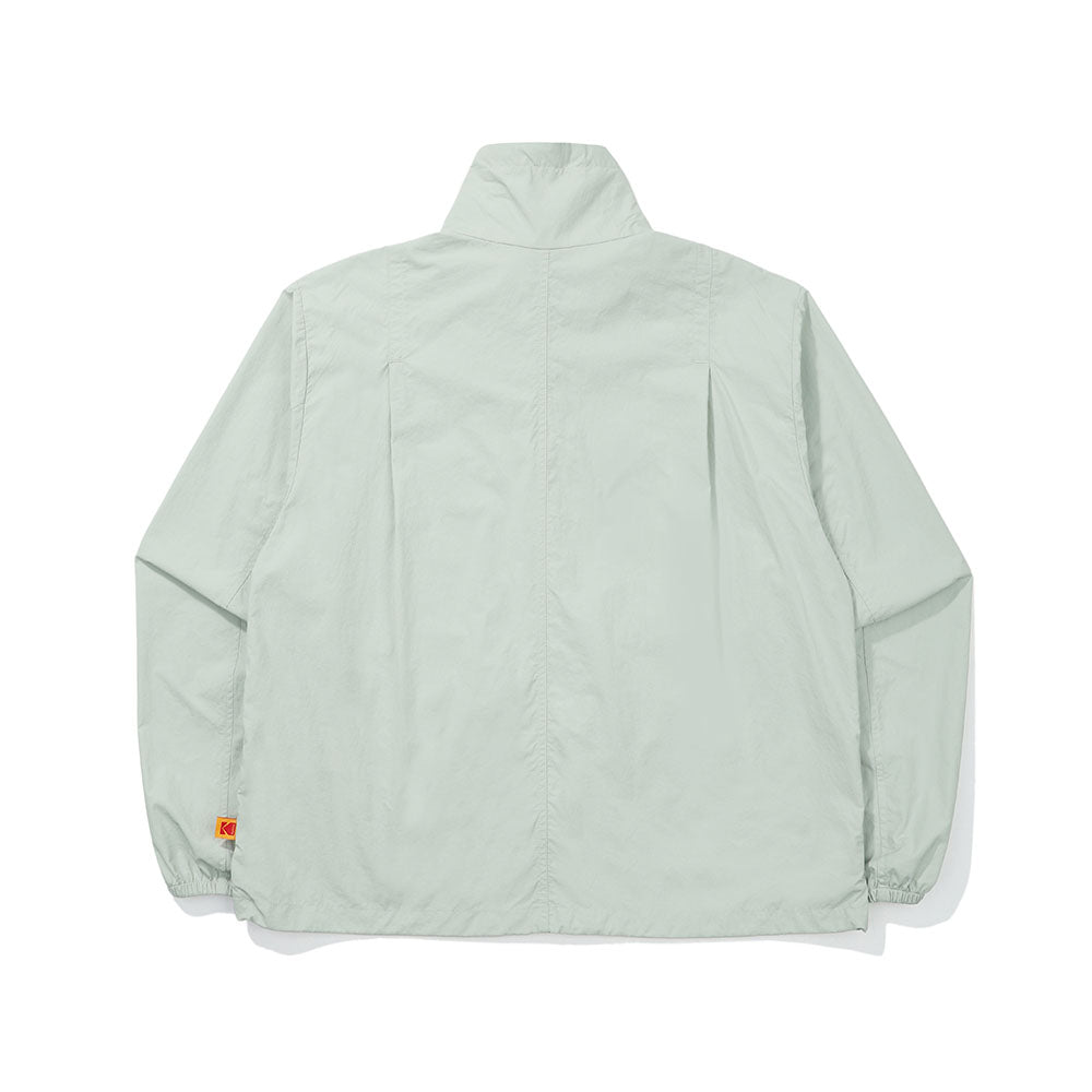 (Women)アイスポップクロップドスタンドネックジャケット【ミントグリーン】