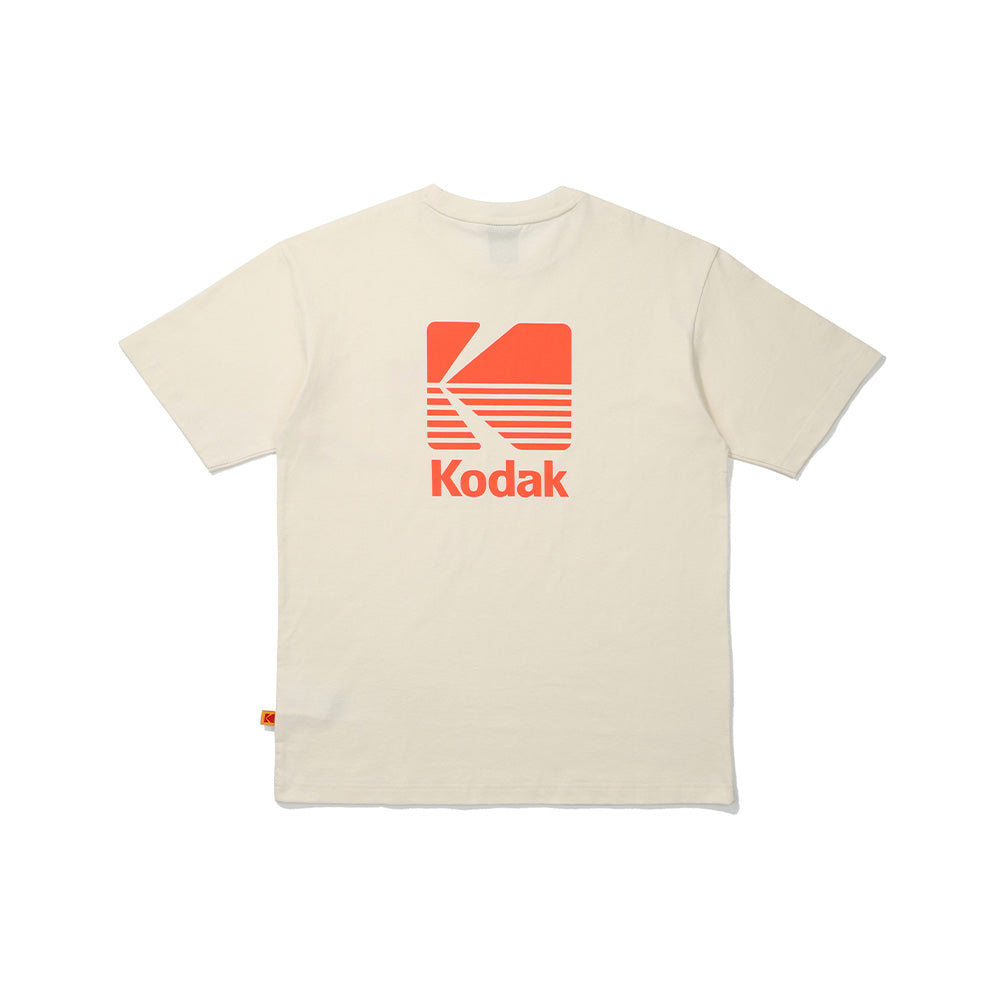 ビッグロゴコットンショートスリーブTシャツ【アイボリー】