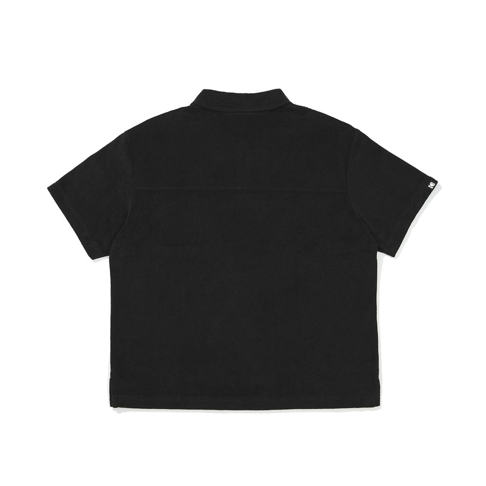 テリーポロシャツ【ブラック】