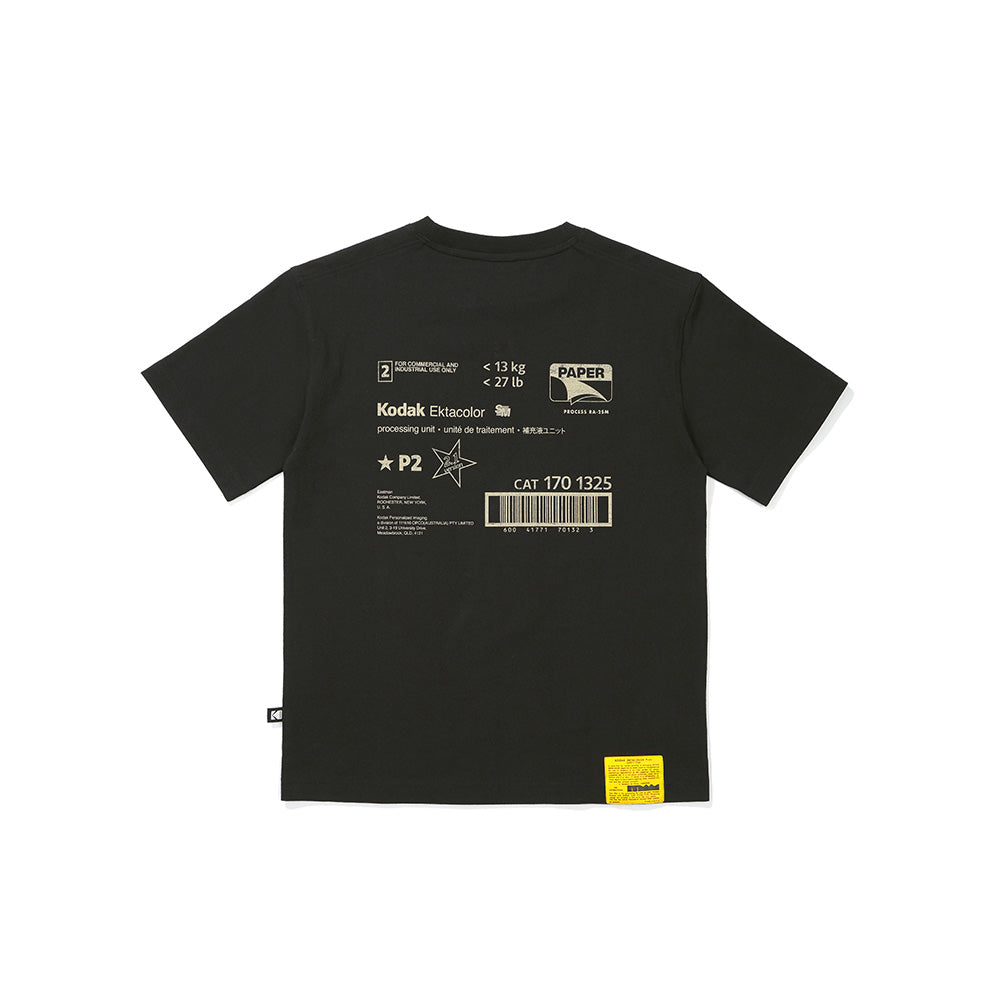 メーラーグラフィックTシャツ【ブラック】