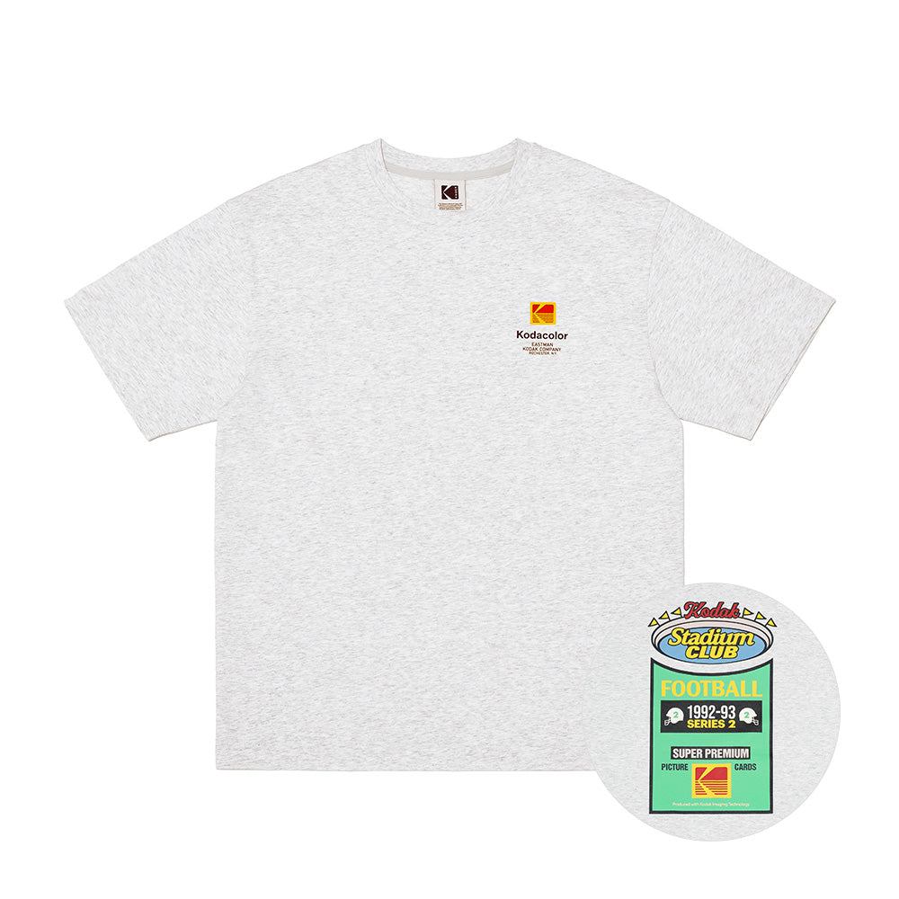 スタジアムグラフィックTシャツ【メランジグレー】