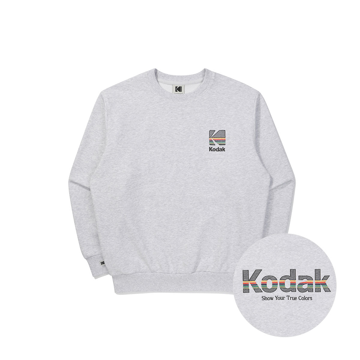 レインボースウェット【ホワイトメランジグレー】