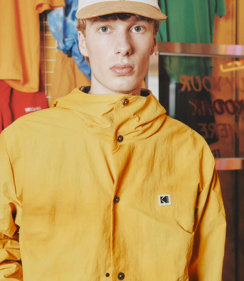 コダカリーダイドフーディジャケット【イエロー】