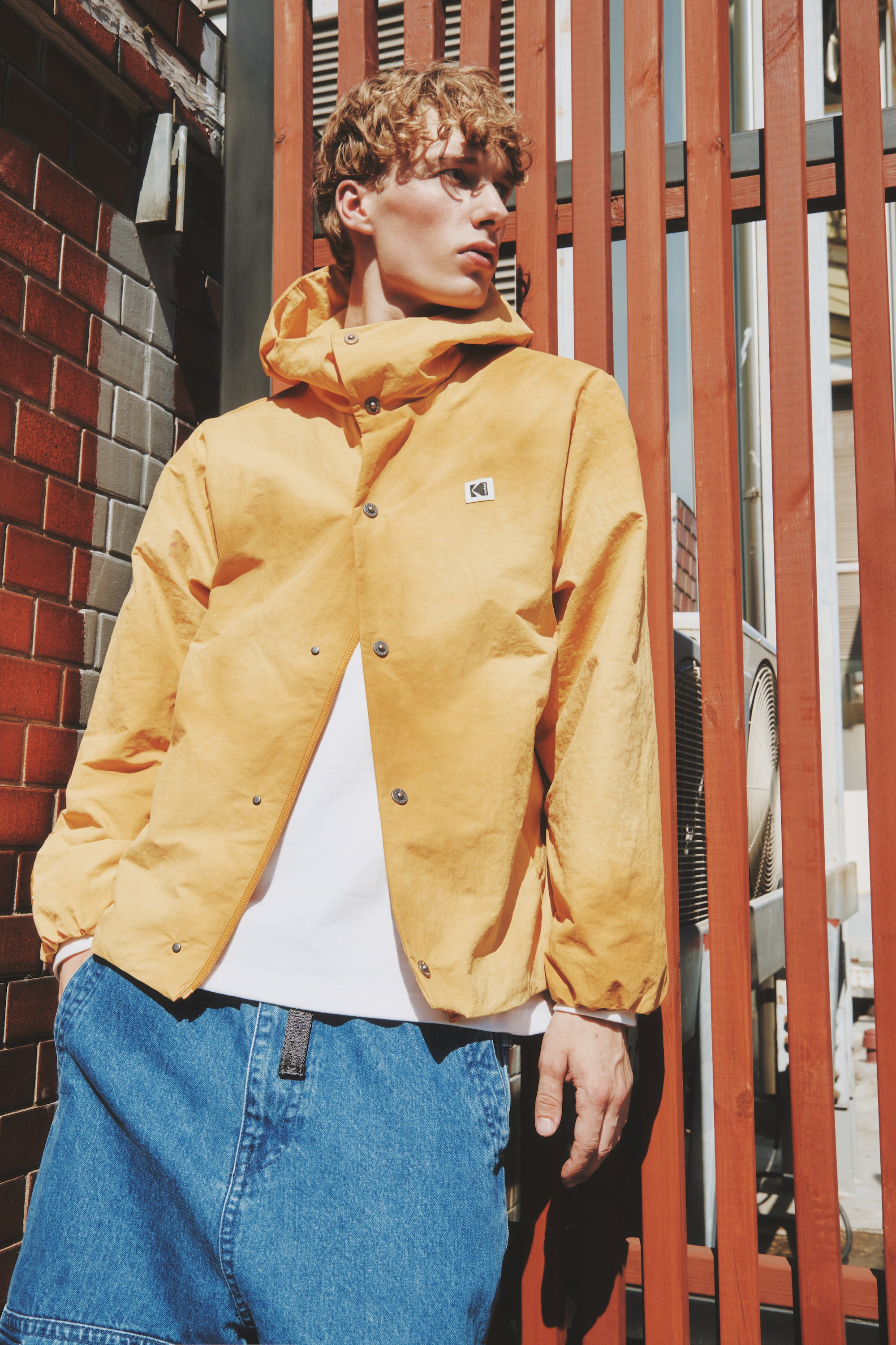 コダカリーダイドフーディジャケット【イエロー】