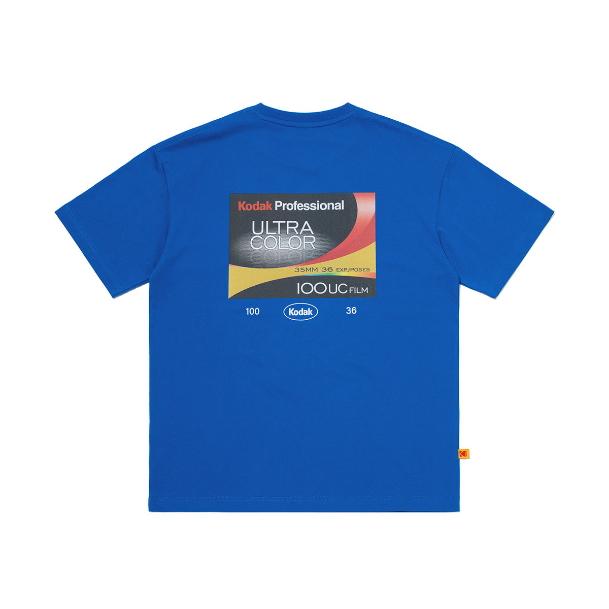 フラッシュフィルムグラフィック半袖Tシャツ【ブルー】