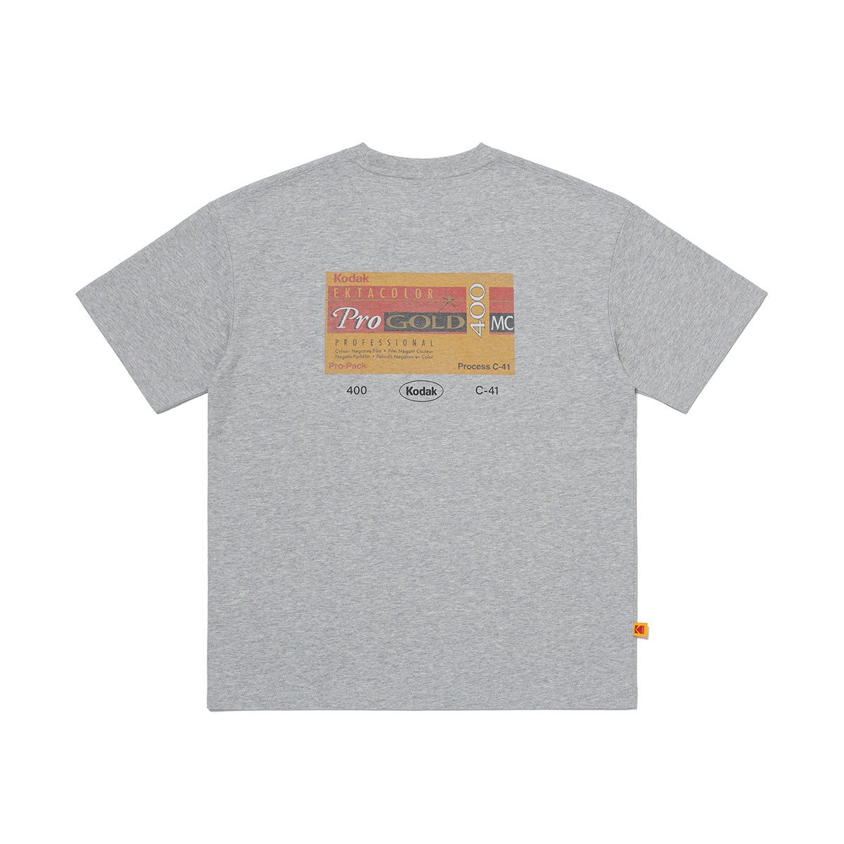 フラッシュフィルムグラフィック半袖Tシャツ【ブルー】