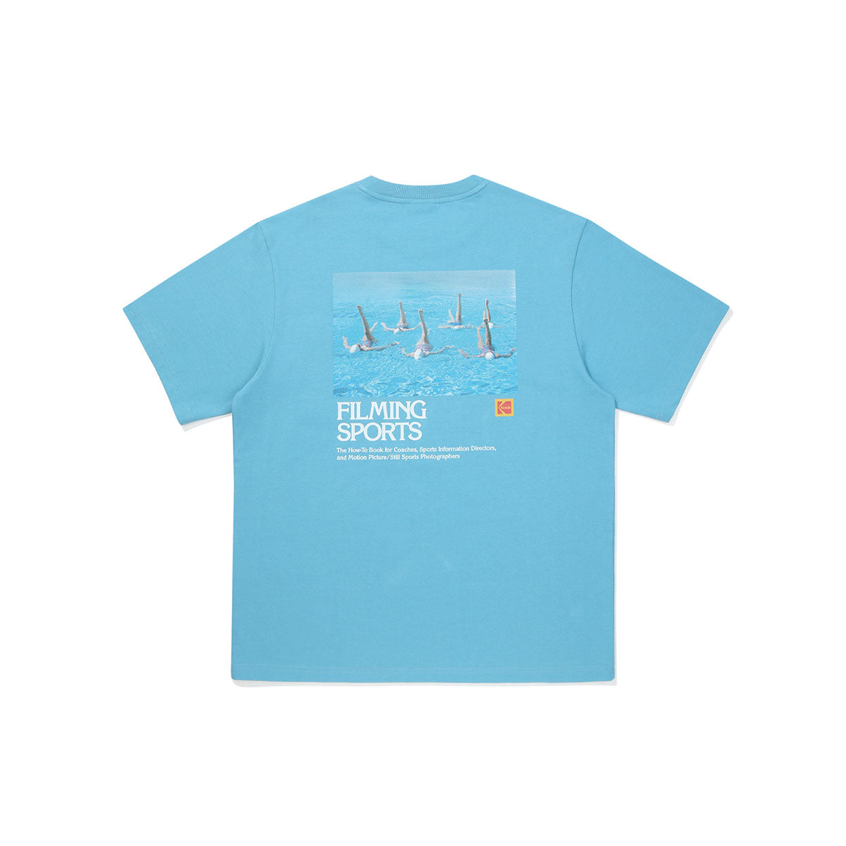 フラッシュグラフィック半袖Tシャツ【ブルー】