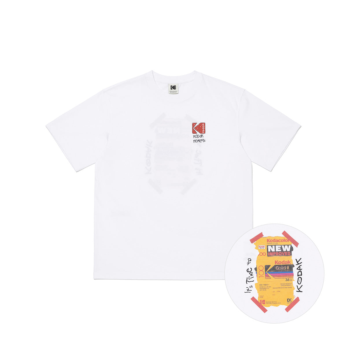 Exclusive) コダック モーメンツ Tシャツ【ホワイト】