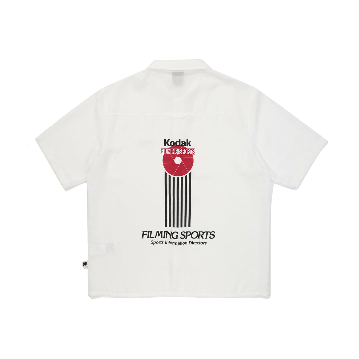 フラッシュパターンジャカードショートスリーブ シャツ【アイボリー】