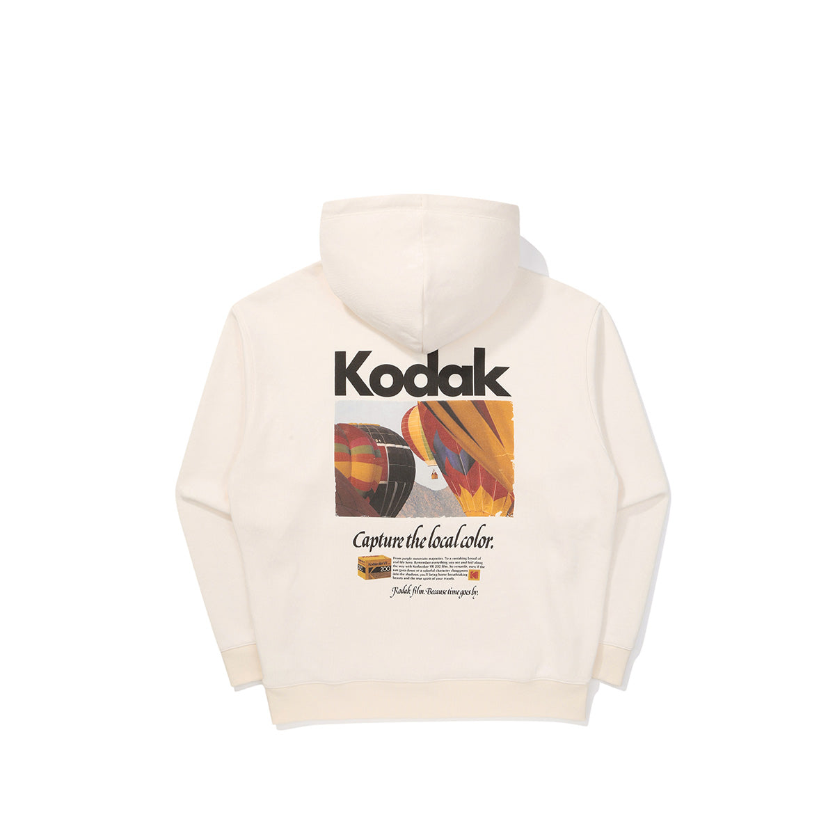 シーナリーグラフィックハーフジップアップフーディ【アイボリー】