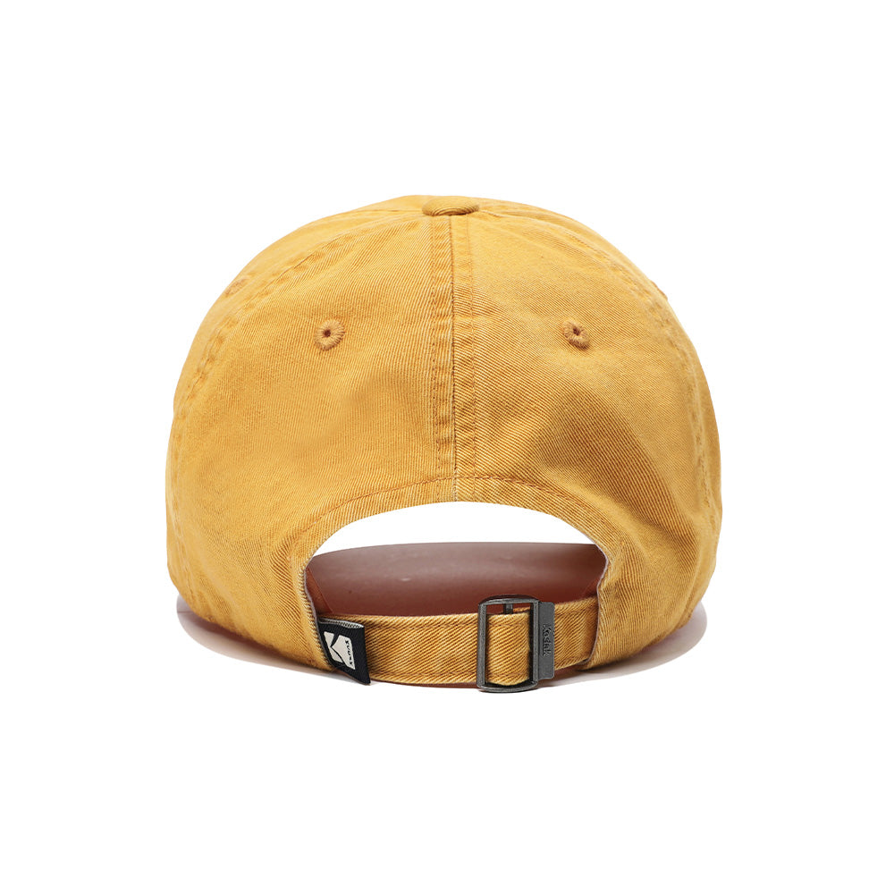 リラックスフィットスクエアロゴボールキャップ【イエロー】