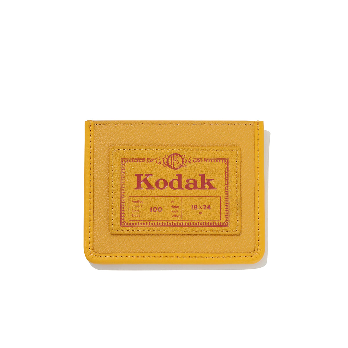 (Exclusive) コダックステッチカードホルダー【イエロー】