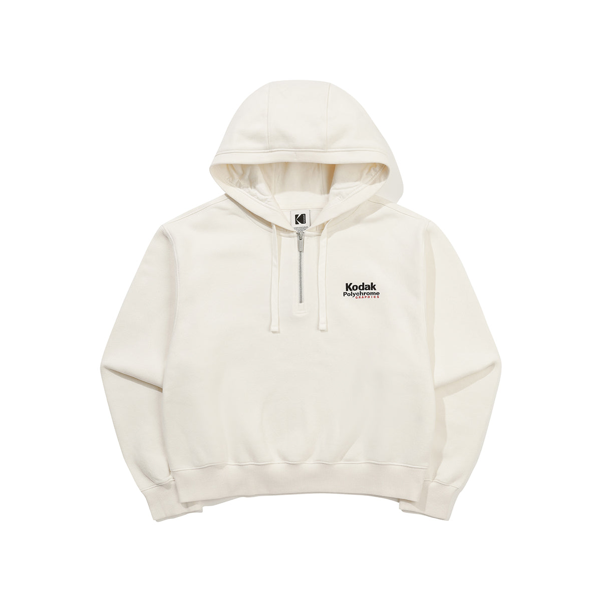 (Women) レインボースノーウォッシュドブラッシュドフーディ【アイボリー】