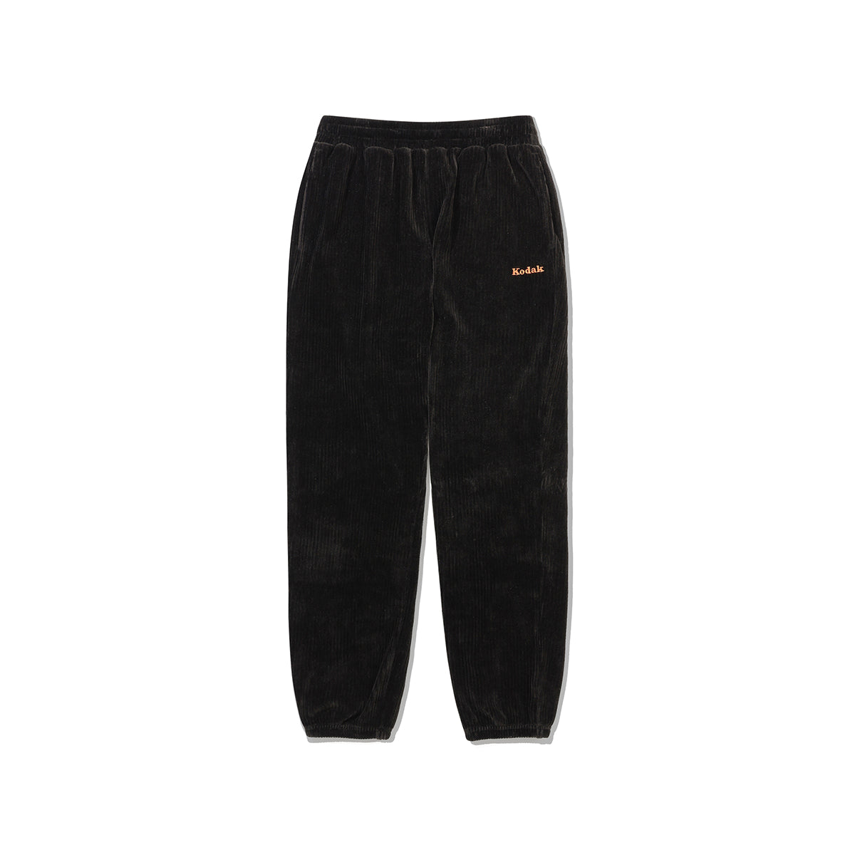 シネコダックベルベットコーデュロイジョガーパンツ【ブラック】