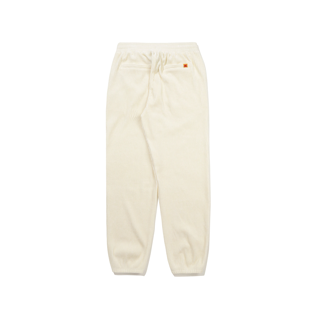 シネコダックベルベットコーデュロイジョガーパンツ【アイボリー】