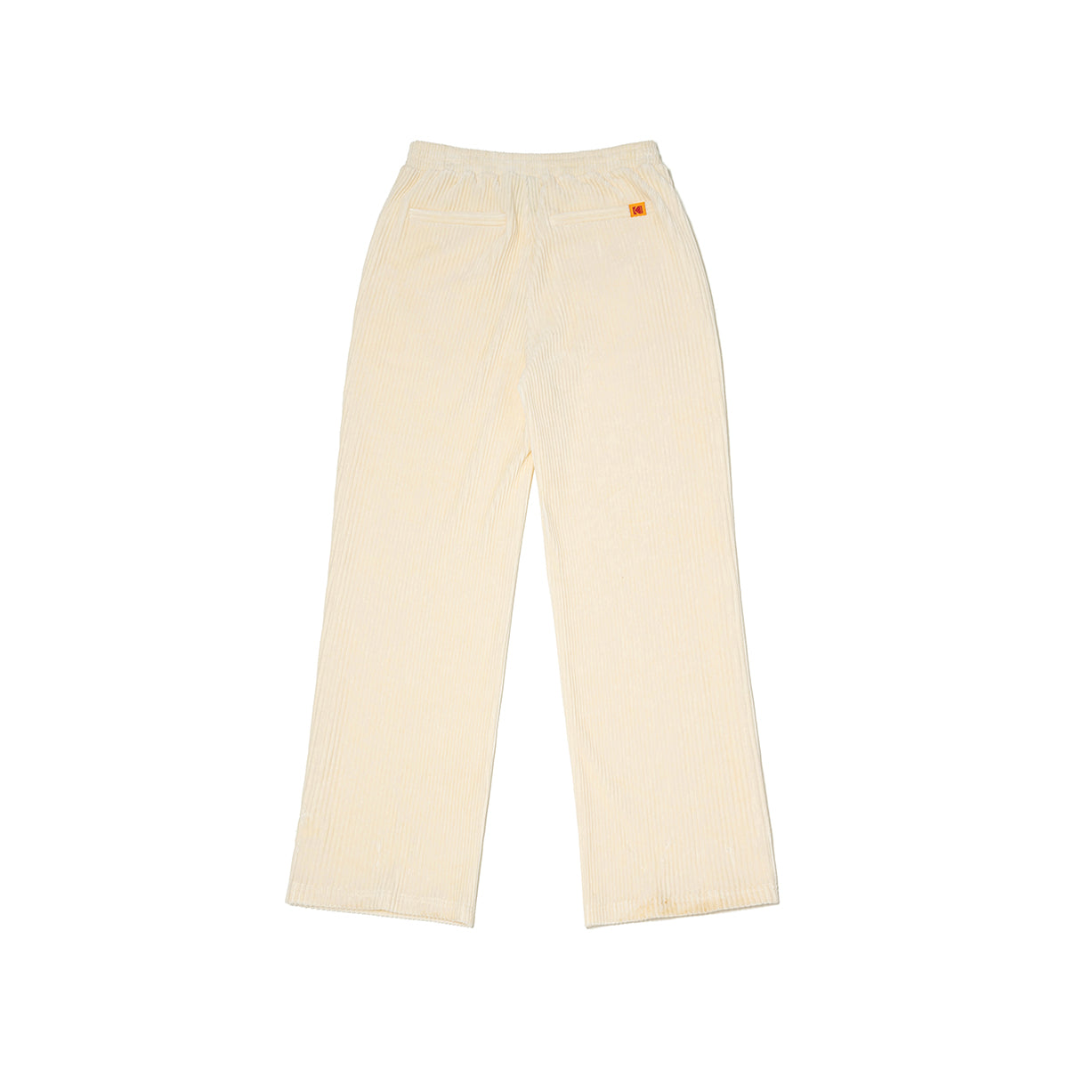 シネコダックベルベットコーデュロイストレートパンツ【アイボリー】